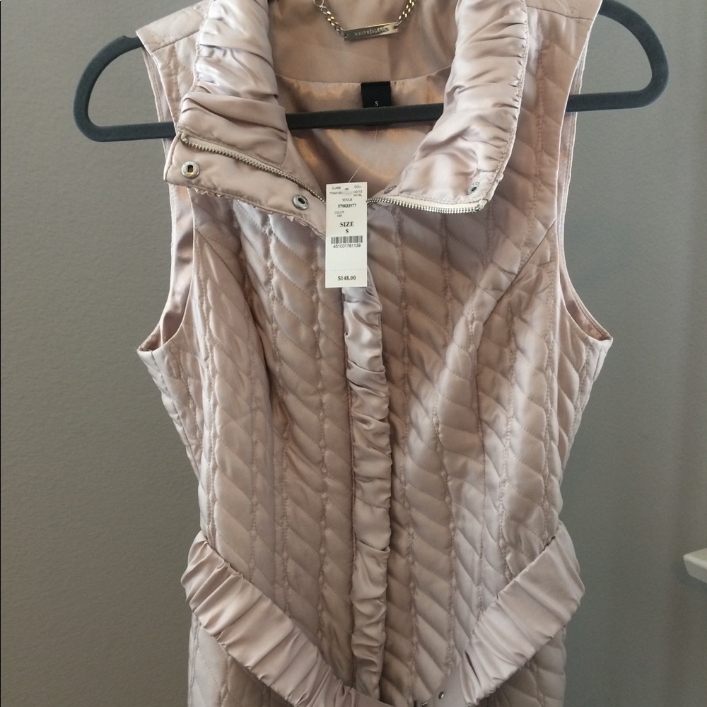 NWT WHBM White House Black Market, vest.